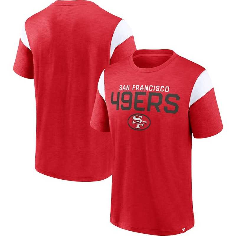 San Francisco 49ers Fanatics Branded Scarlet Home Stretch Team Men's T-Shirt,We sell and wholesale San Francisco 49ers Fanatics Branded Scarlet Home Stretch Team Men's T-Shirt on line form chian!